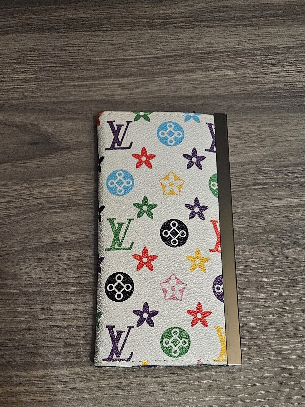 Louis Vuitton Multicolor Monogram White Slim Wallet
